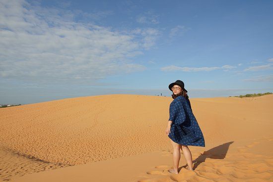 Dunes de sable rouge